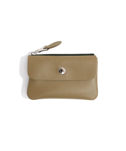 STANDARD SUPPLY(スタンダードサプライ)の「スタンダードサプライ / PAL パル / KEY CASE キーケース ミニ財布 本革(キーケース/キーアクセサリー・レディース・マスタード/コーラルピンク/ブラック/カーキ/グレー/ダークグリーン/グレイッシュブルー・FREE)」の4枚目の写真