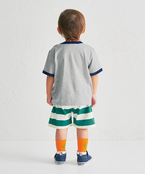 MIKI HOUSE（ミキハウス）の「【WEB限定】ロゴ半袖Ｔシャツ（Tシャツ/カットソー・キッズ・ホワイト/グレー/ピンク・110cm/100cm/90cm/80ｃｍ/130cm/120cm）」の10枚目の写真