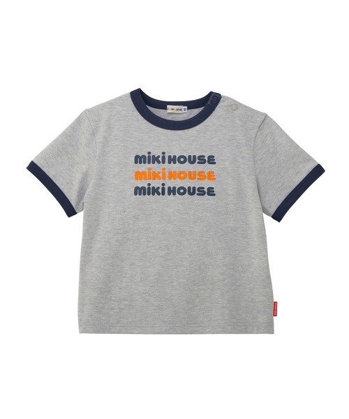 MIKI HOUSE（ミキハウス）の「【WEB限定】ロゴ半袖Ｔシャツ（Tシャツ/カットソー・キッズ・ホワイト/グレー/ピンク・110cm/100cm/90cm/80ｃｍ/130cm/120cm）」の11枚目の写真