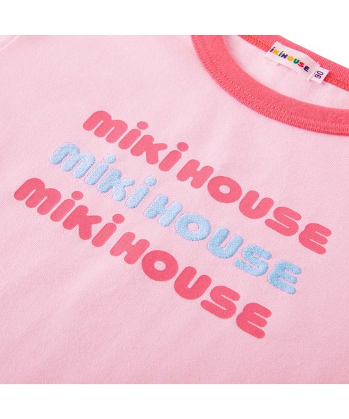 MIKI HOUSE（ミキハウス）の「【WEB限定】ロゴ半袖Ｔシャツ（Tシャツ/カットソー・キッズ・ホワイト/グレー/ピンク・110cm/100cm/90cm/80ｃｍ/130cm/120cm）」の20枚目の写真
