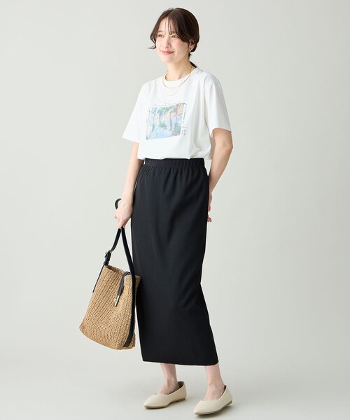 ANY(エニィ)の「アソートロゴラウンドヘムTシャツ(Tシャツ/カットソー・レディース・グレー系/ホワイト系1/ホワイト系2/グレー系3/ホワイト系・F)」の11枚目の写真