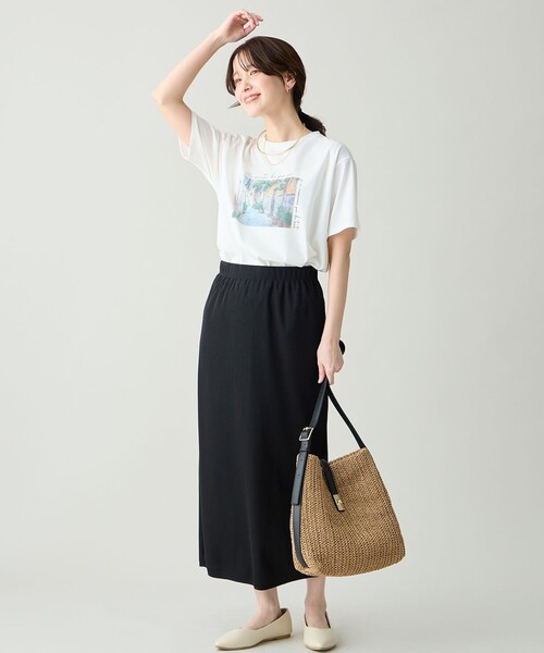 ANY(エニィ)の「アソートロゴラウンドヘムTシャツ(Tシャツ/カットソー・レディース・グレー系/ホワイト系1/ホワイト系2/グレー系3/ホワイト系・F)」の9枚目の写真