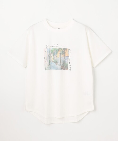 ANY(エニィ)の「アソートロゴラウンドヘムTシャツ(Tシャツ/カットソー・レディース・グレー系/ホワイト系1/ホワイト系2/グレー系3/ホワイト系・F)」の13枚目の写真