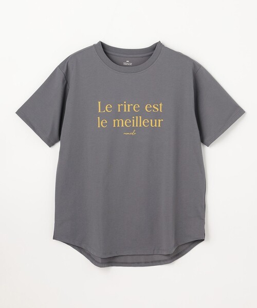 ANY(エニィ)の「アソートロゴラウンドヘムTシャツ(Tシャツ/カットソー・レディース・グレー系/ホワイト系1/ホワイト系2/グレー系3/ホワイト系・F)」の14枚目の写真