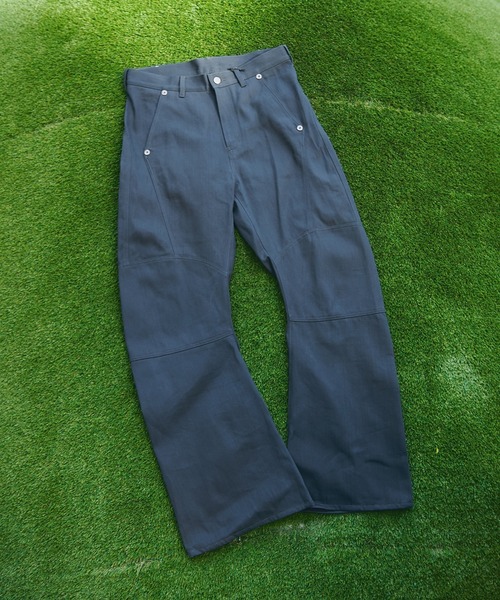 CONZ(コンズ)の「panelled leg pants/カッティング/ストレートライン/NVRFRGT(その他パンツ・メンズ・ダークグレー/ブラック・1/3/2)」の6枚目の写真