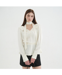 MICANE（ミケーネ）の「マテオサテンペプラムブラウス（シャツ/ブラウス）」