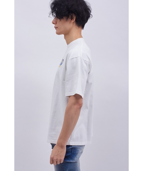 TORNADO MART(トルネードマート)の「TORNADO MART∴リメイク風製品染めTシャツ(Tシャツ/カットソー・メンズ・チャコール/ホワイト/マルチ・M/L/LL)」の15枚目の写真