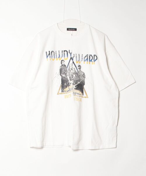 TORNADO MART(トルネードマート)の「TORNADO MART∴リメイク風製品染めTシャツ(Tシャツ/カットソー・メンズ・チャコール/ホワイト/マルチ・M/L/LL)」の19枚目の写真