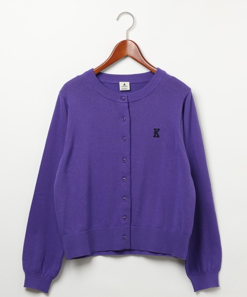 niko and...(ニコアンド)の「コンパクト刺繍カーディガン(カーディガン/ボレロ・レディース・ネイビー/グレー/パープル・FREE)」の1枚目の写真