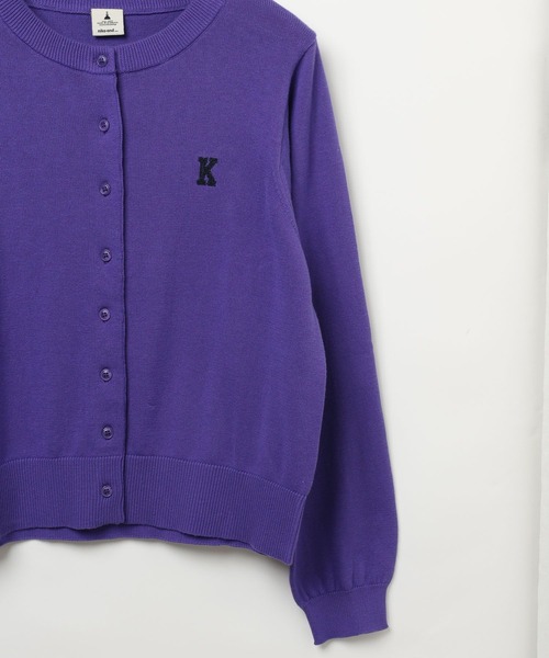 niko and...(ニコアンド)の「コンパクト刺繍カーディガン(カーディガン/ボレロ・レディース・ネイビー/グレー/パープル・FREE)」の10枚目の写真