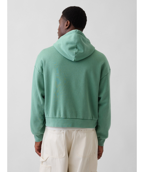 GAP(ギャップ)の「ヴィンテージソフト オーバーサイズ GAPロゴパーカー(パーカー・メンズ・グリーン/ブラウン・XL/L/M/S/XS)」の15枚目の写真