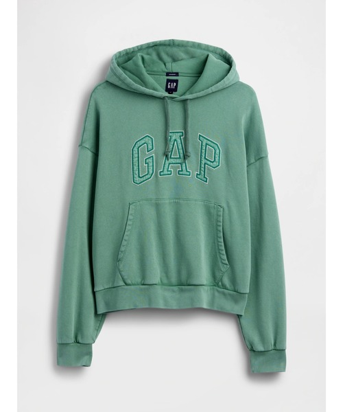 GAP(ギャップ)の「ヴィンテージソフト オーバーサイズ GAPロゴパーカー(パーカー・メンズ・グリーン/ブラウン・XL/L/M/S/XS)」の12枚目の写真
