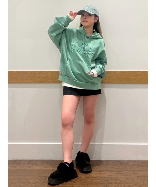 GAP(ギャップ)の「ヴィンテージソフト オーバーサイズ GAPロゴパーカー(パーカー・メンズ・グリーン/ブラウン・XL/L/M/S/XS)」の10枚目の写真