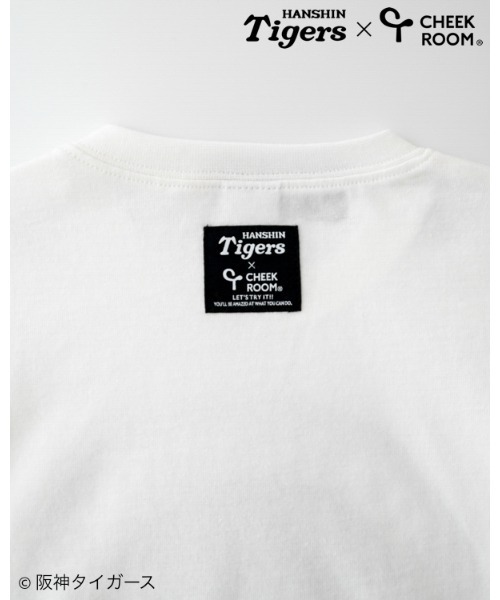 CHEEK ROOM(チークルーム)の「CHEEK ROOM/チークルーム 阪神タイガース スパンコール Tシャツ(Tシャツ/カットソー・キッズ・ピンク/オフホワイト・140cm/130cm/120cm/110cm/100cm/90cm)」の9枚目の写真