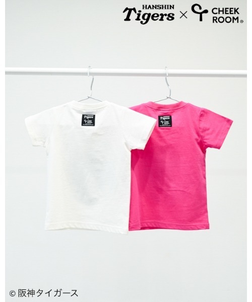 CHEEK ROOM(チークルーム)の「CHEEK ROOM/チークルーム 阪神タイガース スパンコール Tシャツ(Tシャツ/カットソー・キッズ・ピンク/オフホワイト・140cm/130cm/120cm/110cm/100cm/90cm)」の19枚目の写真