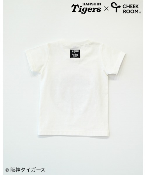 CHEEK ROOM(チークルーム)の「CHEEK ROOM/チークルーム 阪神タイガース スパンコール Tシャツ(Tシャツ/カットソー・キッズ・ピンク/オフホワイト・140cm/130cm/120cm/110cm/100cm/90cm)」の4枚目の写真