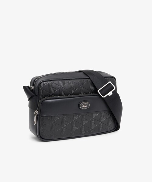 LACOSTE(ラコステ)の「モノグラム コンビネーションミニショルダーバッグ(ショルダーバッグ・メンズ・ブラック・FREE)」の3枚目の写真