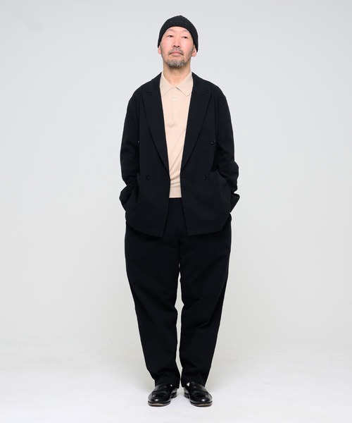 FRUIT OF THE LOOM（フルーツオブザルーム）の「金子恵治 × Fruit of the Loom ATHLETIC FORMAL DOUBLE SUIT（セットアップ・メンズ・ネイビー/ブラック・LARGE/X-LARGE/MEDIUM）」の5枚目の写真