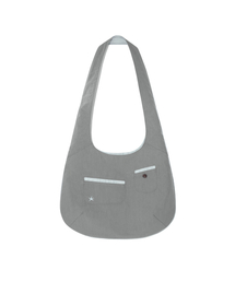 THECOLDESTMOMENT | TCM curved pocket cross bag (grey)(メッセンジャーバッグ)