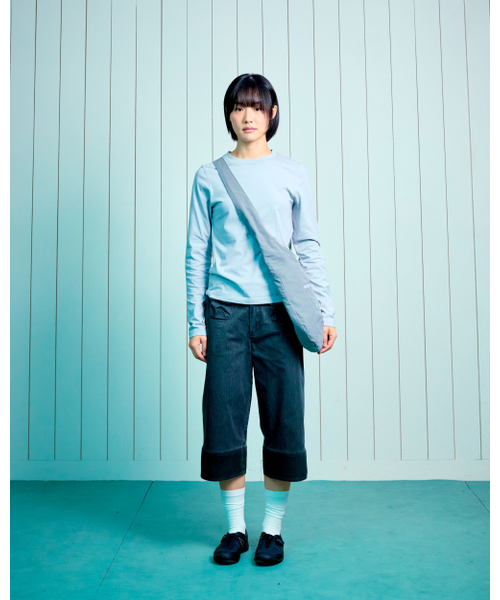 THECOLDESTMOMENT(ザコールデストモーメント)の「TCM curved pocket cross bag (grey)(メッセンジャーバッグ・レディース・その他・OS)」の7枚目の写真