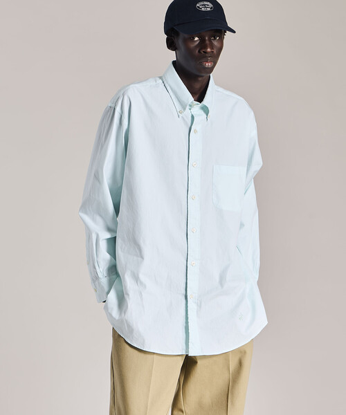 BROOKS BROTHERS(ブルックスブラザーズ)の「Brooks Brothers |〈別注〉ピンポイントオックスフォード ポロカラーボタンダウンシャツ MEN(シャツ/ブラウス・メンズ・ライトブルー・M/L)」の15枚目の写真