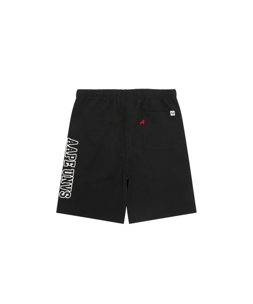 AAPE BY A BATHING APE（エーエイプバイアベイシングエイプ）の「AAPE MAIN SWEAT SHORTS（スウェットパンツ・メンズ・ブラック・LARGE/MEDIUM/SMALL/X-LARGE/XX-LARGE）」の2枚目の写真