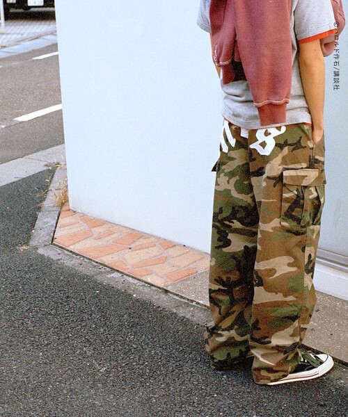 BEAUTY&YOUTH UNITED ARROWS(ビューティーアンドユースユナイテッドアローズ)の「<BECK for UACG>MCS カモフラージュ バギーパンツ(その他パンツ・レディース・オリーブ・M/L)」の1枚目の写真