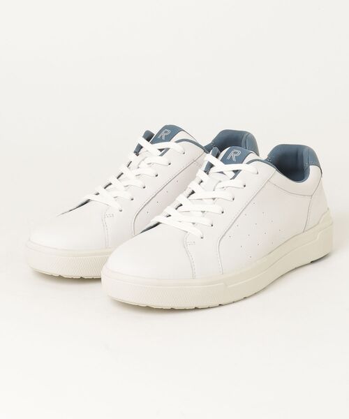 ROCKPORT(ロックポート)の「【MEN】トータルモーション タークィン レース トゥ トゥ(スニーカー・メンズ・ホワイト×ブルー・25.5cm/25.0cm/27.0cm/26.5cm/26.0cm/28.0cm)」の1枚目の写真