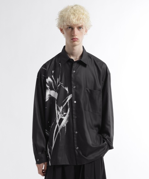 HARE（ハレ）の「SUMI ARTシャツ(HARE)（シャツ/ブラウス・メンズ・ブラック系その他2/ブラック/ブラック系その他・FREE）」の2枚目の写真