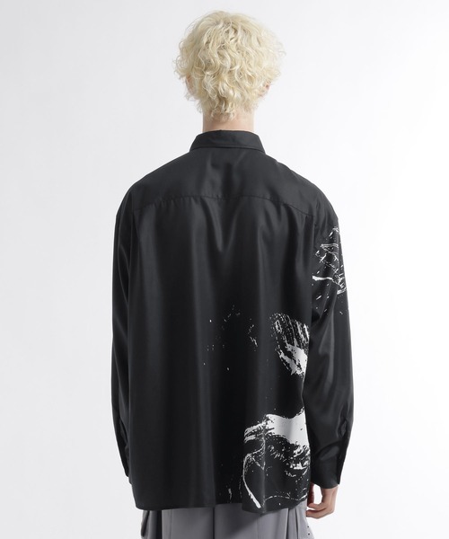 HARE（ハレ）の「SUMI ARTシャツ(HARE)（シャツ/ブラウス・メンズ・ブラック系その他2/ブラック/ブラック系その他・FREE）」の20枚目の写真