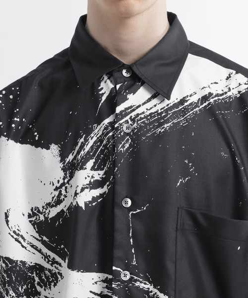 HARE（ハレ）の「SUMI ARTシャツ(HARE)（シャツ/ブラウス・メンズ・ブラック系その他2/ブラック/ブラック系その他・FREE）」の22枚目の写真