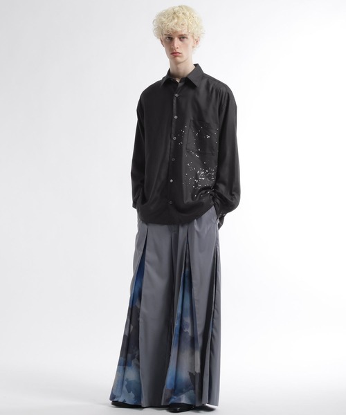 HARE（ハレ）の「SUMI ARTシャツ(HARE)（シャツ/ブラウス・メンズ・ブラック系その他2/ブラック/ブラック系その他・FREE）」の5枚目の写真