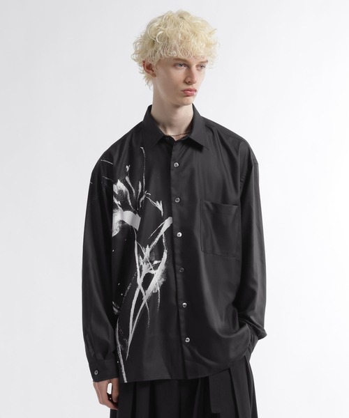 HARE（ハレ）の「SUMI ARTシャツ(HARE)（シャツ/ブラウス・メンズ・ブラック系その他2/ブラック/ブラック系その他・FREE）」の12枚目の写真