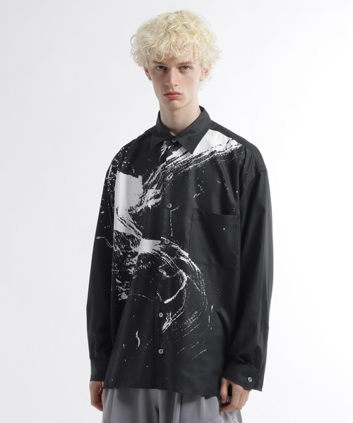 HARE（ハレ）の「SUMI ARTシャツ(HARE)（シャツ/ブラウス・メンズ・ブラック系その他2/ブラック/ブラック系その他・FREE）」の15枚目の写真