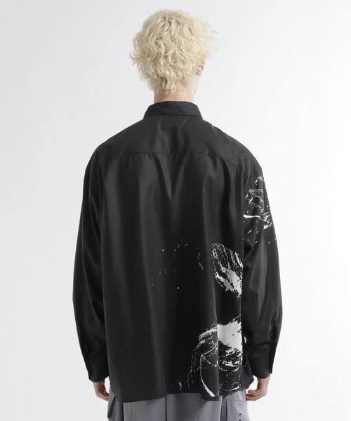 HARE（ハレ）の「SUMI ARTシャツ(HARE)（シャツ/ブラウス・メンズ・ブラック系その他2/ブラック/ブラック系その他・FREE）」の17枚目の写真