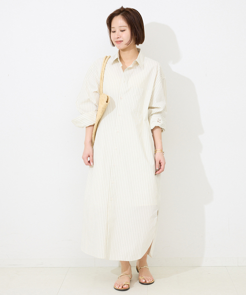 NICOLAS LAINAS(ニコラスライナス)の「NICOLAS LAINAS/ニコラスライナス SLOBE別注 メタルフラットサンダル(サンダル・レディース・ベージュ・38/37/36/35)」の2枚目の写真