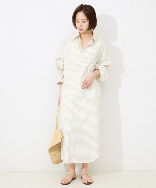 NICOLAS LAINAS(ニコラスライナス)の「NICOLAS LAINAS/ニコラスライナス SLOBE別注 メタルフラットサンダル(サンダル・レディース・ベージュ・38/37/36/35)」の3枚目の写真