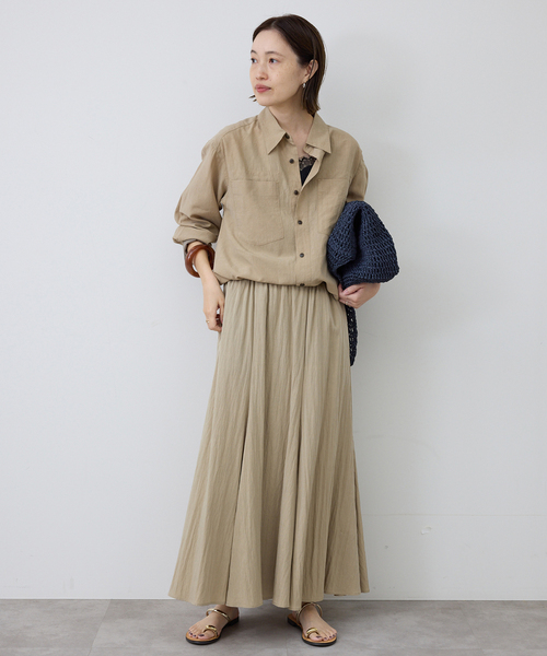 NICOLAS LAINAS(ニコラスライナス)の「NICOLAS LAINAS/ニコラスライナス SLOBE別注 メタルフラットサンダル(サンダル・レディース・ベージュ・38/37/36/35)」の6枚目の写真