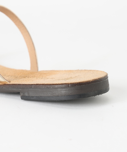 NICOLAS LAINAS(ニコラスライナス)の「NICOLAS LAINAS/ニコラスライナス SLOBE別注 メタルフラットサンダル(サンダル・レディース・ベージュ・38/37/36/35)」の15枚目の写真