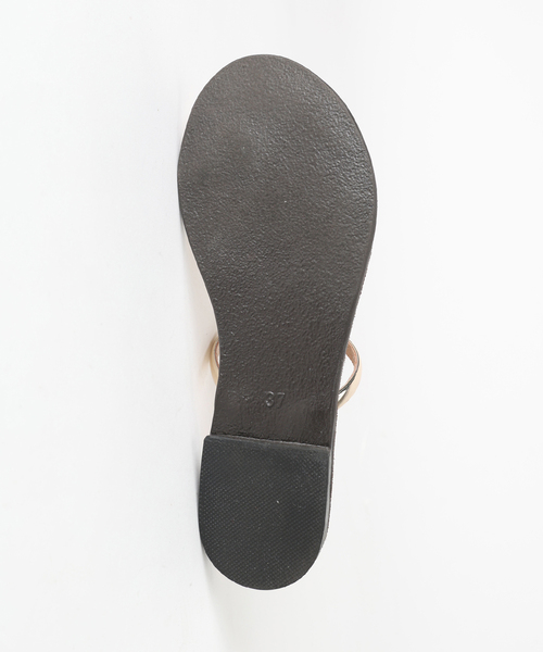 NICOLAS LAINAS(ニコラスライナス)の「NICOLAS LAINAS/ニコラスライナス SLOBE別注 メタルフラットサンダル(サンダル・レディース・ベージュ・38/37/36/35)」の20枚目の写真