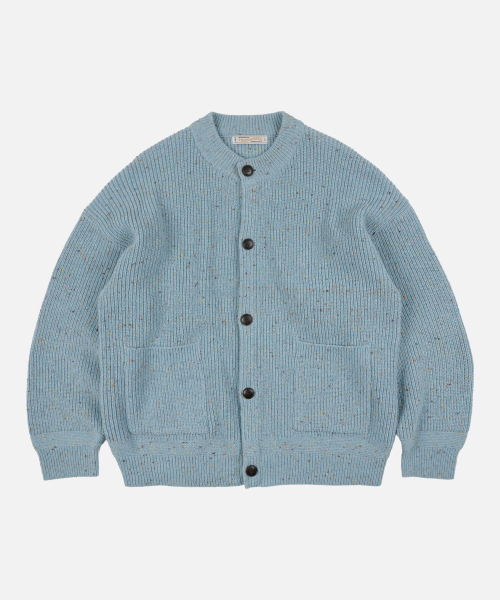 FRIZMWORKS(フリズムワークス)の「BOCACI WOOL ROUND CARDIGAN _ MINT(カーディガン/ボレロ・メンズ・その他・SMALL/MEDIUM/LARGE/X-LARGE)」の1枚目の写真