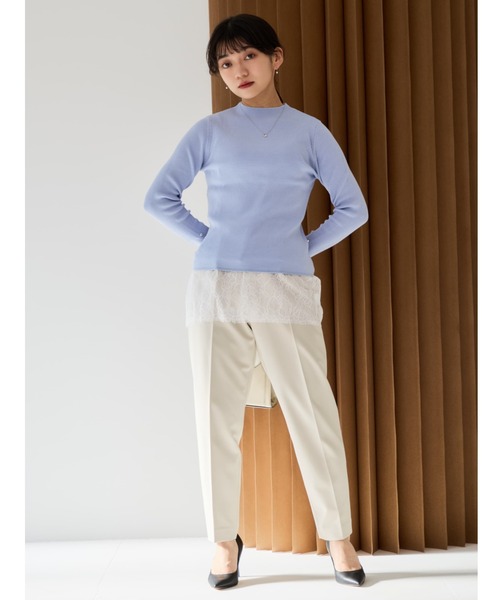 COHINA（コヒナ）の「とろみワンタックテーパードパンツ 【低身長・小柄女性】（スラックス・レディース・ベージュ/ブラック/ホワイト・S-Short/XS-Short/M-Regular/S-Regular/XS-Regular/M-Short）」の21枚目の写真