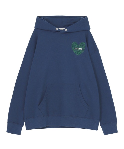 ZUCCa(ズッカ)の「HEART LOGO SWEATSHIRT(ニット/セーター・レディース・ブラック/ブルー/グレー・M size/X-LARGE)」の3枚目の写真