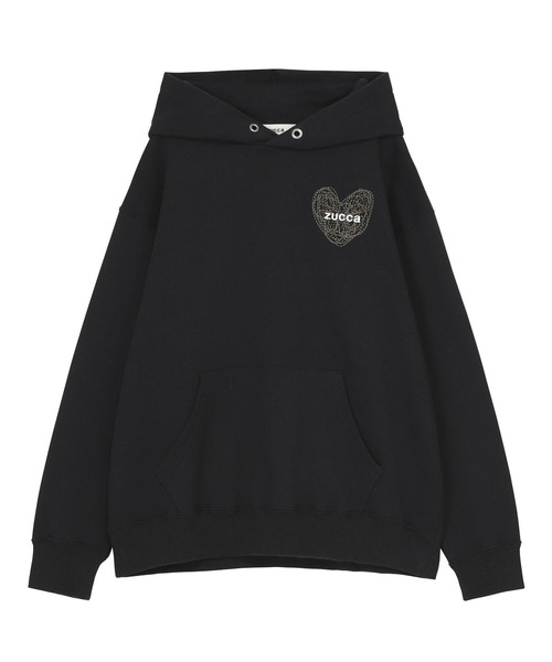 ZUCCa(ズッカ)の「HEART LOGO SWEATSHIRT(ニット/セーター・レディース・ブラック/ブルー/グレー・M size/X-LARGE)」の9枚目の写真