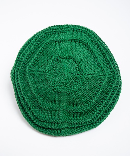 RACAL（ラカル）の「Linen Touch Cotton Knit Tam Beret / 擬麻コットンラスタタムベレー（ニットキャップ/ビーニー・メンズ・ブラック/モカ/ネイビー/イエロー/グリーン/レッド・FREE）」の20枚目の写真