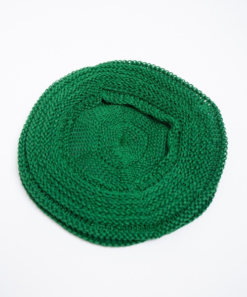 RACAL（ラカル）の「Linen Touch Cotton Knit Tam Beret / 擬麻コットンラスタタムベレー（ニットキャップ/ビーニー・メンズ・ブラック/モカ/ネイビー/イエロー/グリーン/レッド・FREE）」の21枚目の写真