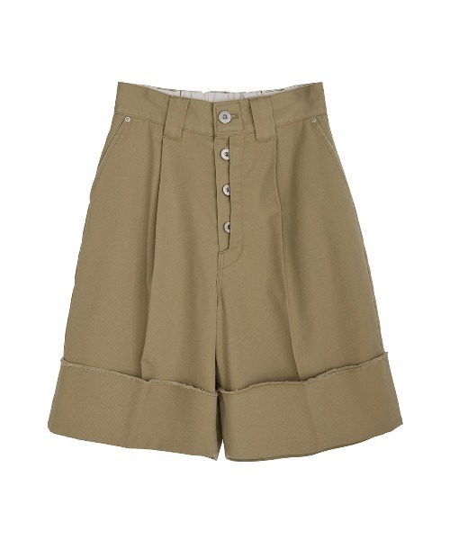 Ameri(アメリ)の「Dickies × Ameri HALF PANTS(チノパンツ・レディース・ベージュ/ブラック/グリーン・MEDIUM/SMALL)」の22枚目の写真