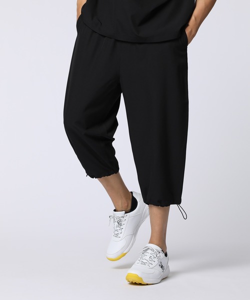 Psycho Bunny（サイコバニー）の「[WEB限定]3Dラバーエンブレム リラックスフィット 7分丈パンツ（その他パンツ・メンズ・キナリ/ブラック・X-LARGE/LARGE/MEDIUM/SMALL）」の2枚目の写真