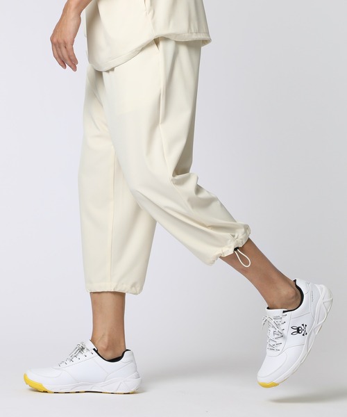 Psycho Bunny（サイコバニー）の「[WEB限定]3Dラバーエンブレム リラックスフィット 7分丈パンツ（その他パンツ・メンズ・キナリ/ブラック・X-LARGE/LARGE/MEDIUM/SMALL）」の4枚目の写真