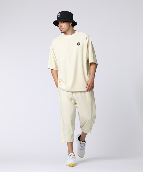 Psycho Bunny（サイコバニー）の「[WEB限定]3Dラバーエンブレム リラックスフィット 7分丈パンツ（その他パンツ・メンズ・キナリ/ブラック・X-LARGE/LARGE/MEDIUM/SMALL）」の6枚目の写真